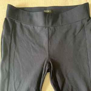 LOFT ponte leggings, navy